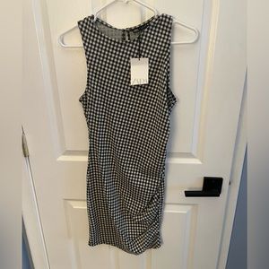 Zara gingham dress NWT